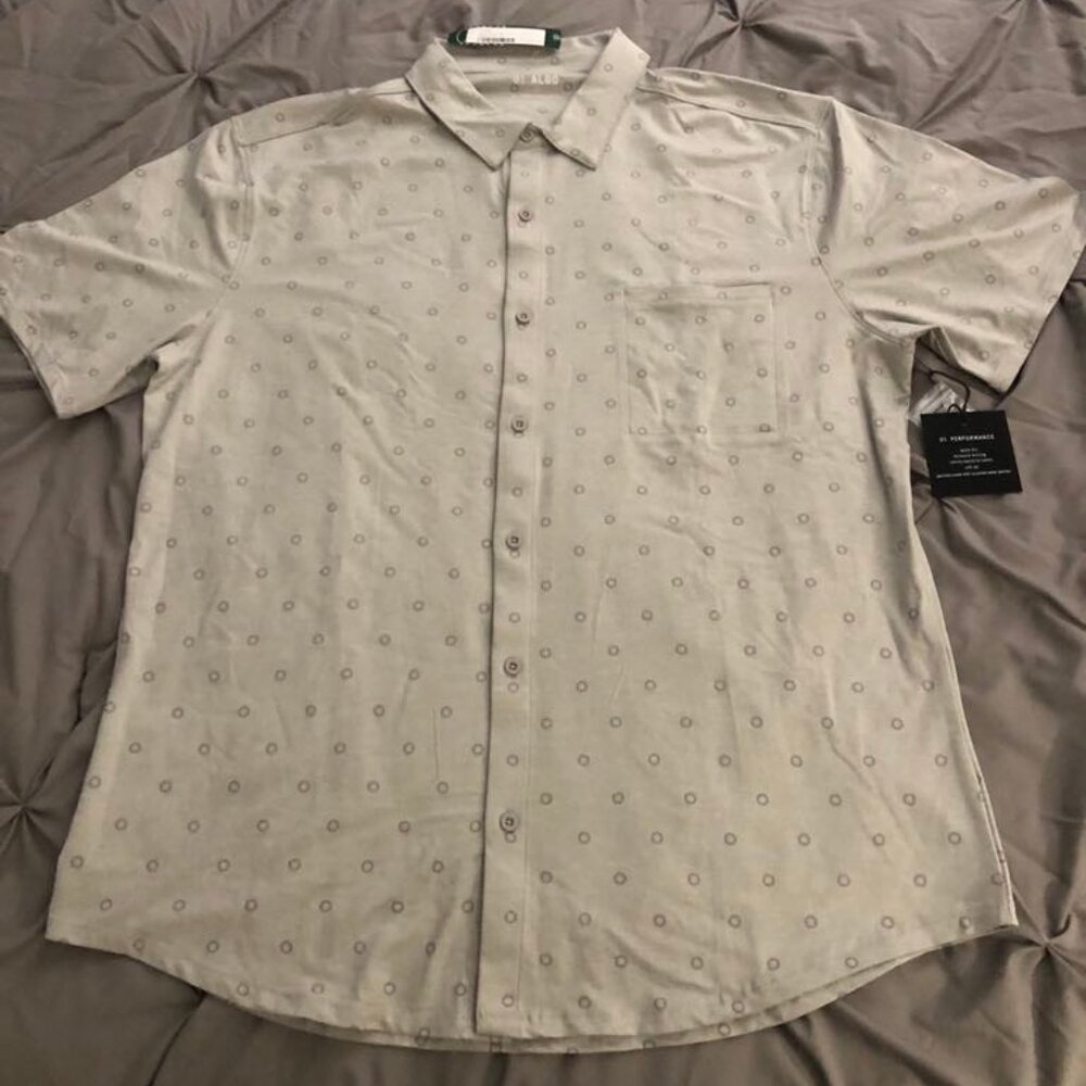 01.Algo - AlgoFlex Channing Printed Performance Shirt - Size XL - NWT